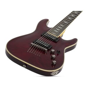 Schecter Omen Extreme-7 Electric Guitar - Black Cherry