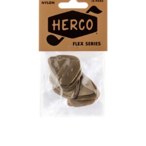 Dunlop HE210P Herco .50 Nylon Flex Picks (12 Picks)