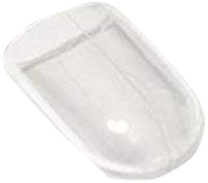 pro-tec athletics womens cap toenail protection, clear, pack of 4 us