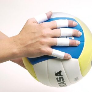 Tandem Sport Finger Supports - Elastic Finger Sleeves for Volleyball Support, Basketball Finger Sleeves and Finger Support for Sports - Reduces Swelling and Inflammation - Includes 10 Sleeves