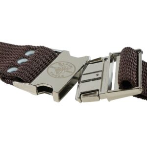 Klein Tools 5225 Tool Belt, Adjustable Electrician Belt is 2-Inch Wide, Adjusts for 48-Inch Waist