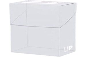 ultra pro 80 card deck box - clear