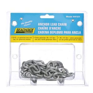 Seachoice Galvanized Anchor Lead Chain, 3/16 In. X 4 Ft.