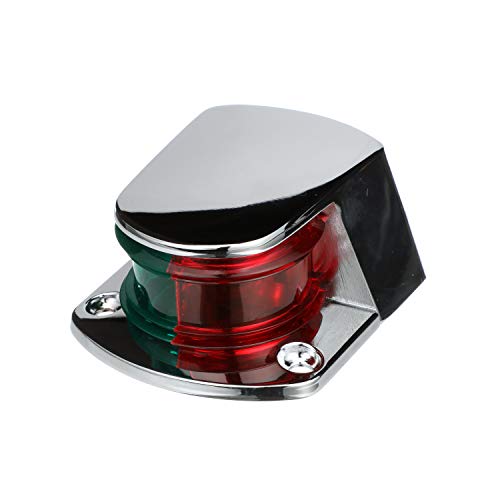 Seachoice Bow Light, Marine Navigation, Chrome Bi-Color, 2.75 in.