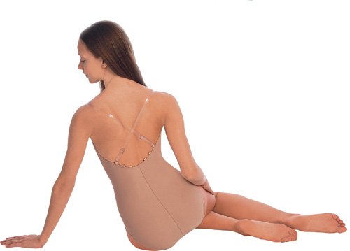 Body Wrappers 266 Womens' Under Wraps Microfiber Leotard (S, Nude)