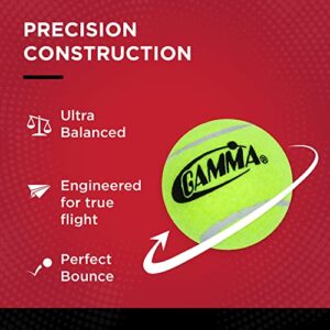 GAMMA Sports Pressureless Tennis-Balls Bucket, Bulk Tennis Balls, Premium Tennis Accessories, Pack of 48