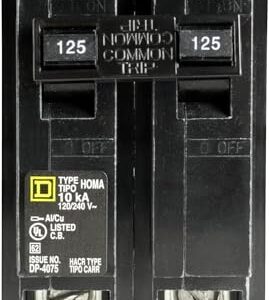 Square D - HOM2125CP Homeline 125-Amp Two-Pole Circuit Breaker