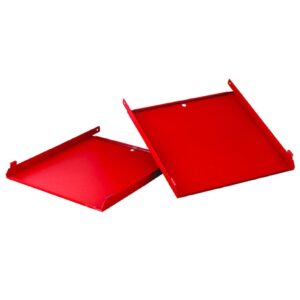 camp chef folding side shelf set for two-burner stoves - compatible camp 14" stoves - durable side shelf for prep & storage