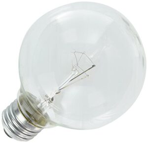 westinghouse 0311900, 40 watt, 120 volt clear incand g25 light bulb, 1500 hour 365 lumen