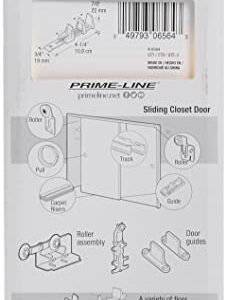 Prime-Line N 6564 Self-Adjusting By-Pass Door Bottom Guide (2 Pack)