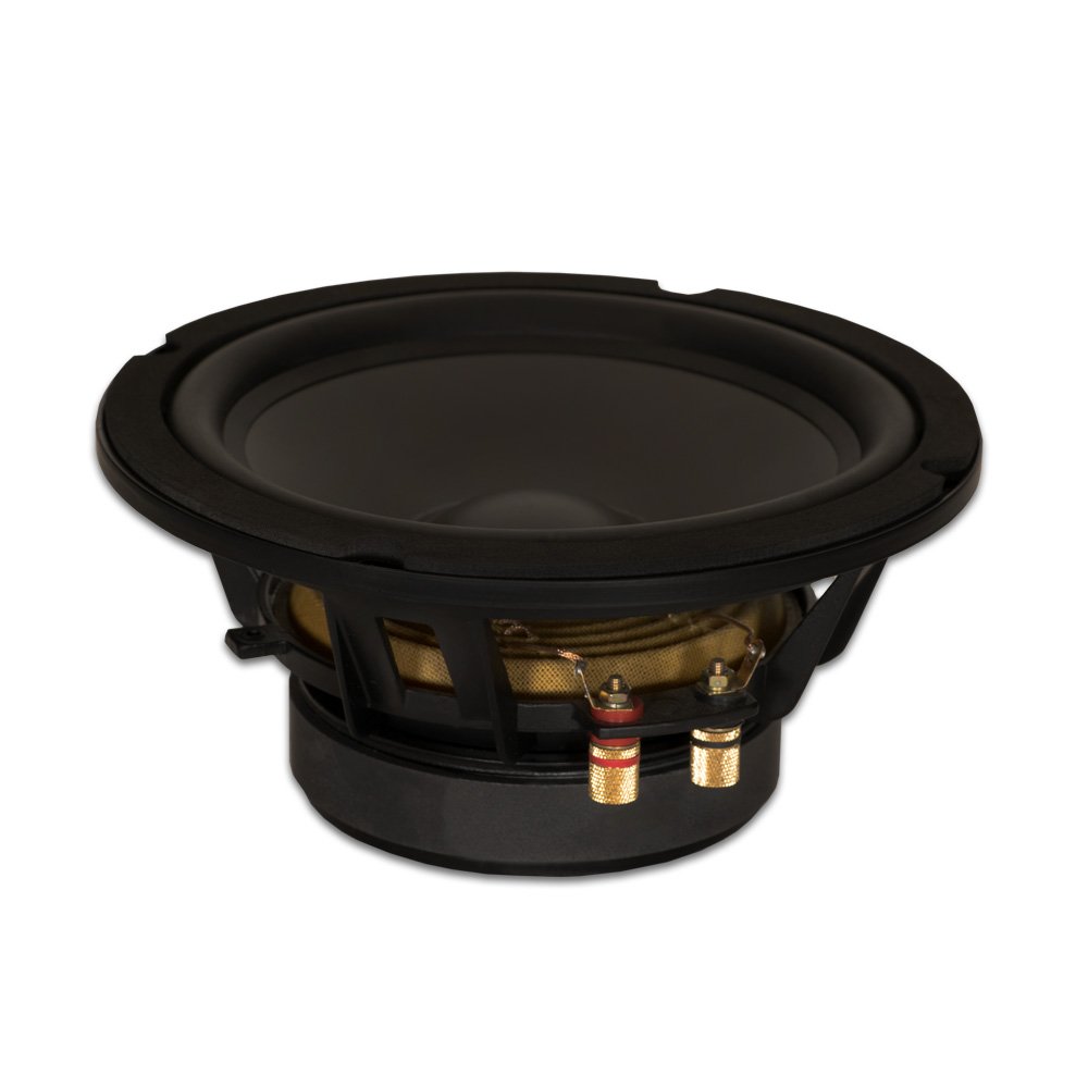 Goldwood Sound GW-8PC-8 Heavy Duty 8ohm 8" Woofer 330 Watts Replacement Speaker, Black