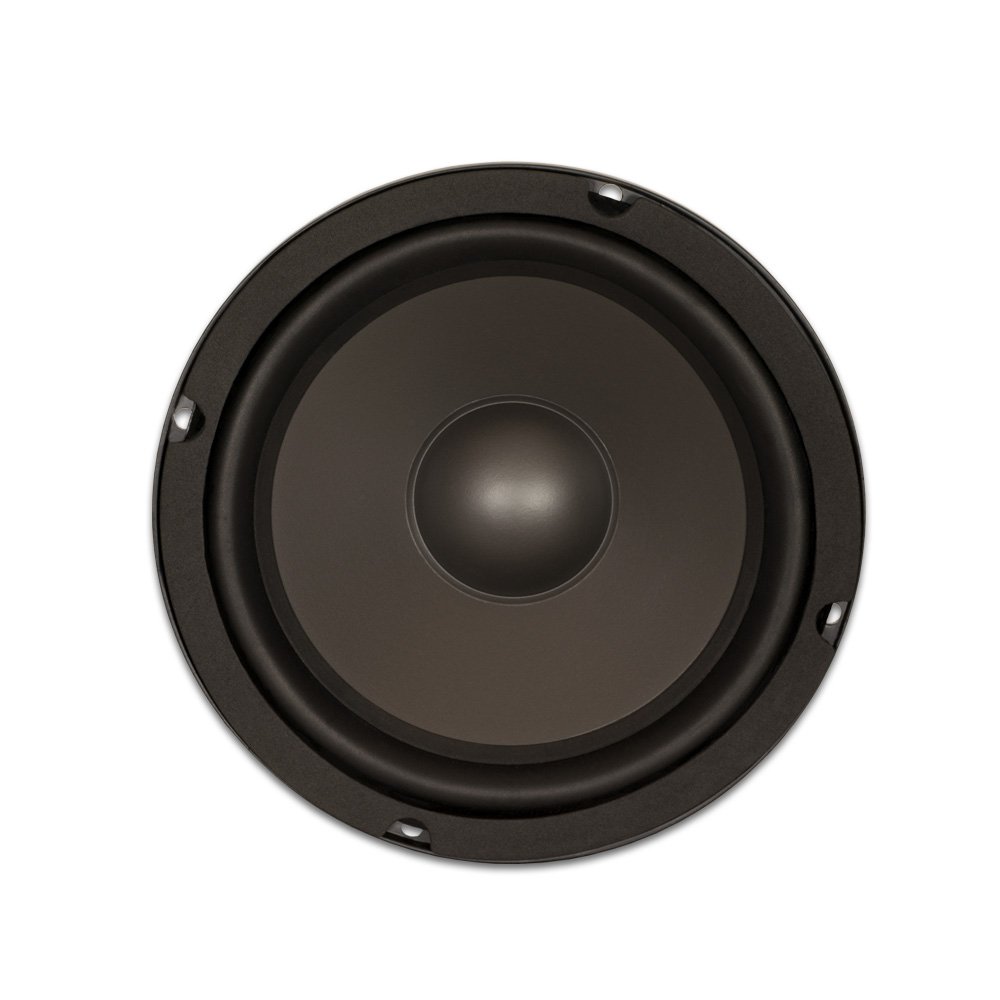 Goldwood Sound GW-8PC-8 Heavy Duty 8ohm 8" Woofer 330 Watts Replacement Speaker, Black