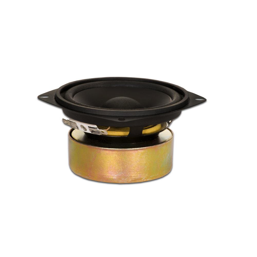 Goldwood Sound GW-204/8S Shielded 4"" Woofer 70 Watt 8ohm Replacement Speaker,Black"