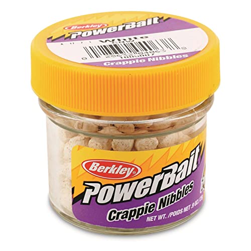 Berkley CNC PowerBait Biodegradable Crappie Nibbles, Chartreuse, 0.9-Ounce