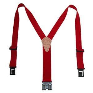 1 1/2 in. original perry suspenders, regular, red