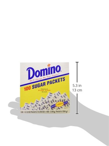 DOMINO SUGAR PACKETS - 100/ 3.54g Packs