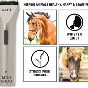 Wahl Professional Animal MiniArco Corded/Cordless Pet, Dog, Cat, and Horse Trimmer Kit