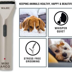 Wahl Professional Animal MiniArco Corded/Cordless Pet, Dog, Cat, and Horse Trimmer Kit