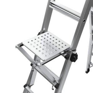 Little Giant Ladder Systems, Work Platform, Ladder Accessory, Aluminum, 375 lbs weight rating, (10104)