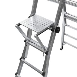 Little Giant Ladder Systems, Work Platform, Ladder Accessory, Aluminum, 375 lbs weight rating, (10104)