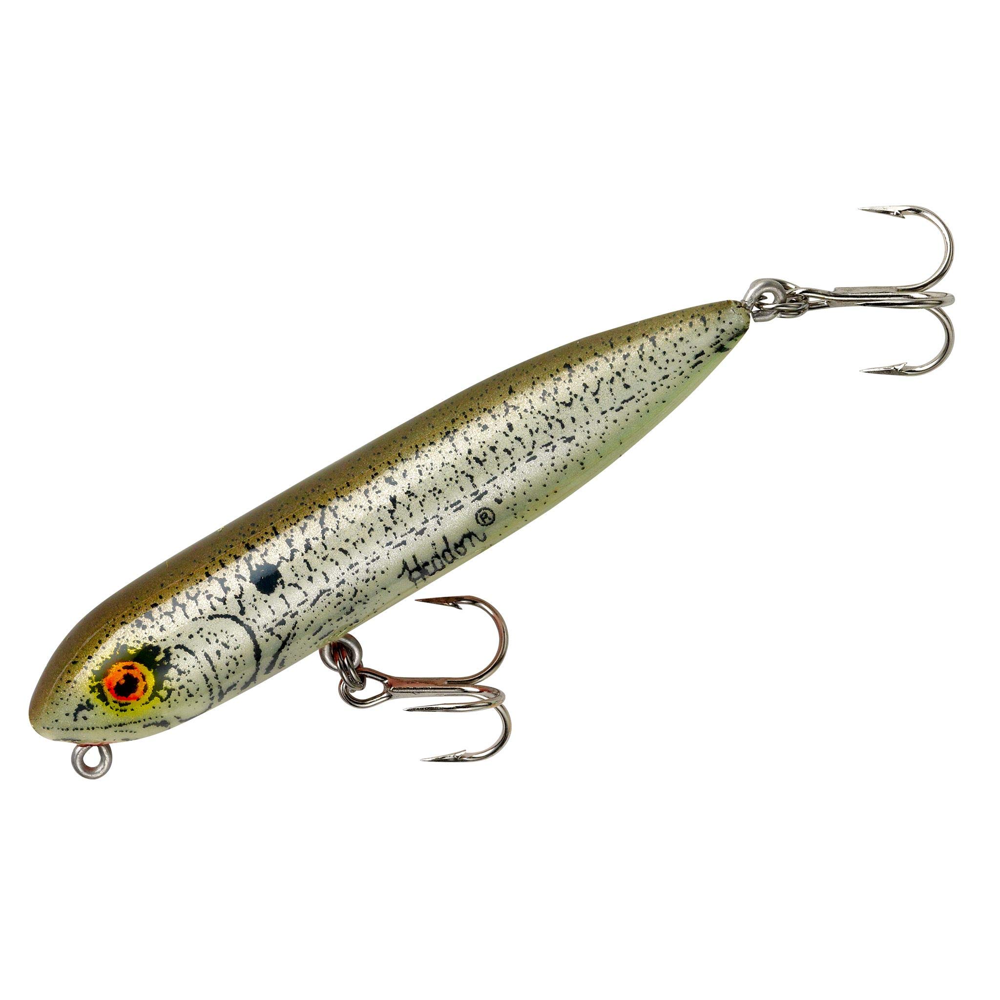 Heddon Zara Spook Topwater Fishing Lure - Legendary Walk-The-Dog Lure, G-Finish Shad, Zara Puppy (1/4 oz), 3-Inch