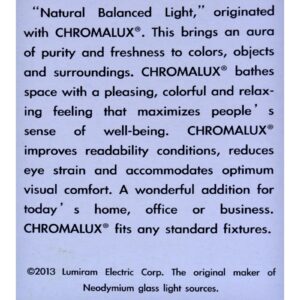 Chromalux Light Bulb 150 Watt 1 Unit