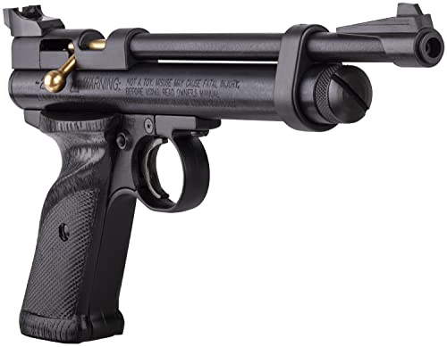 Crosman 2240 .22-Caliber Bolt Action Single-Shot CO2-Powered Air Pistol,Black