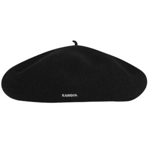 kangol anglobasque beret - black/xl