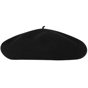 Kangol Anglobasque Beret - Black/XL