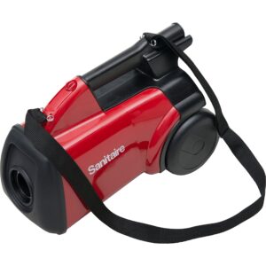 sanitaire sc3683b commercial canister vacuum, red