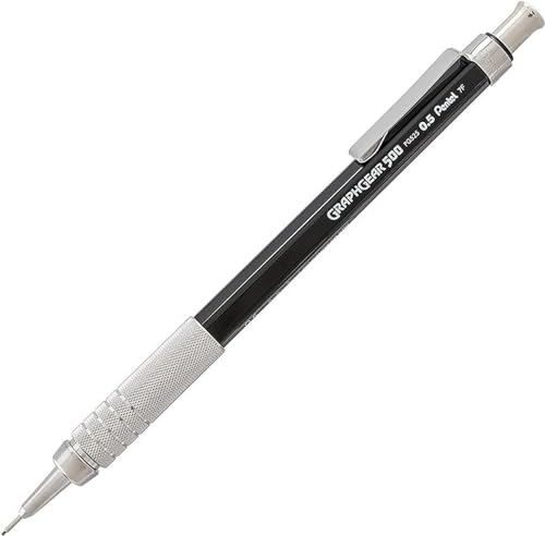 Pentel® Graph Gear 500 Automatic Drafting Pencils, 0.5 mm, Black Barrel