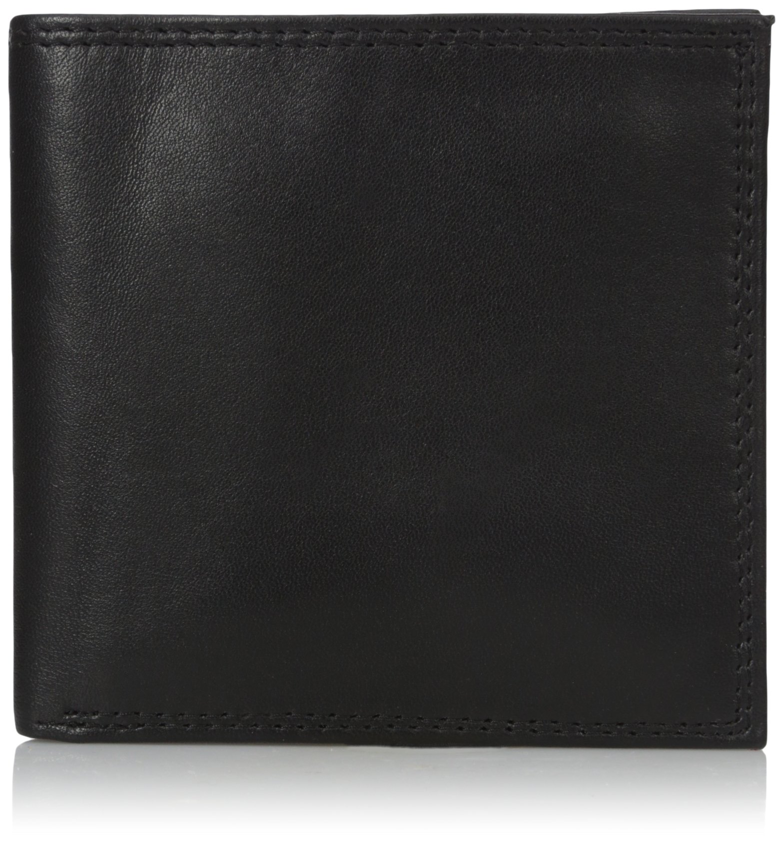 Buxton Men's Emblem-leather Cardex Wallet, black, One Size