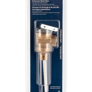 Camco Temperature & Pressure Relief Valve - 1/2" Valve w/4" Probe