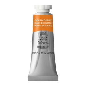 winsor & newton professional watercolor, 14ml (0.47-oz) tube, cadmium orange