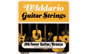 d'addario j66 custom tenor guitar strings