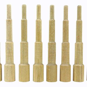 Miller Dowels 2X Dowel Pins 3 1/2" Long 1/2" Diameter Cap Birch (Bag 40)