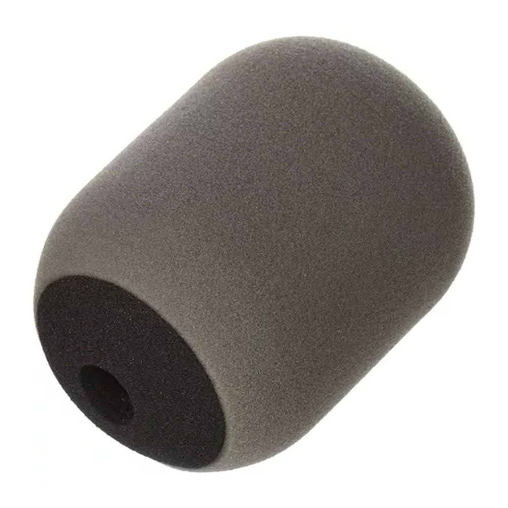 Shure A81WS Gray Large Foam Windscreen for SM81 and SM57, Black