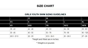 TYR Sport Girls' Solid Diamondback Swim Suit (Black, 24)