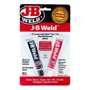 j-b weld 8265s original cold-weld steel reinforced epoxy - 2 oz.