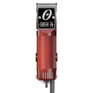 Oster Professional Hair Clippers, Classic 76 for Barbers and Hair Cutting with Detachable Blade, Burgundy