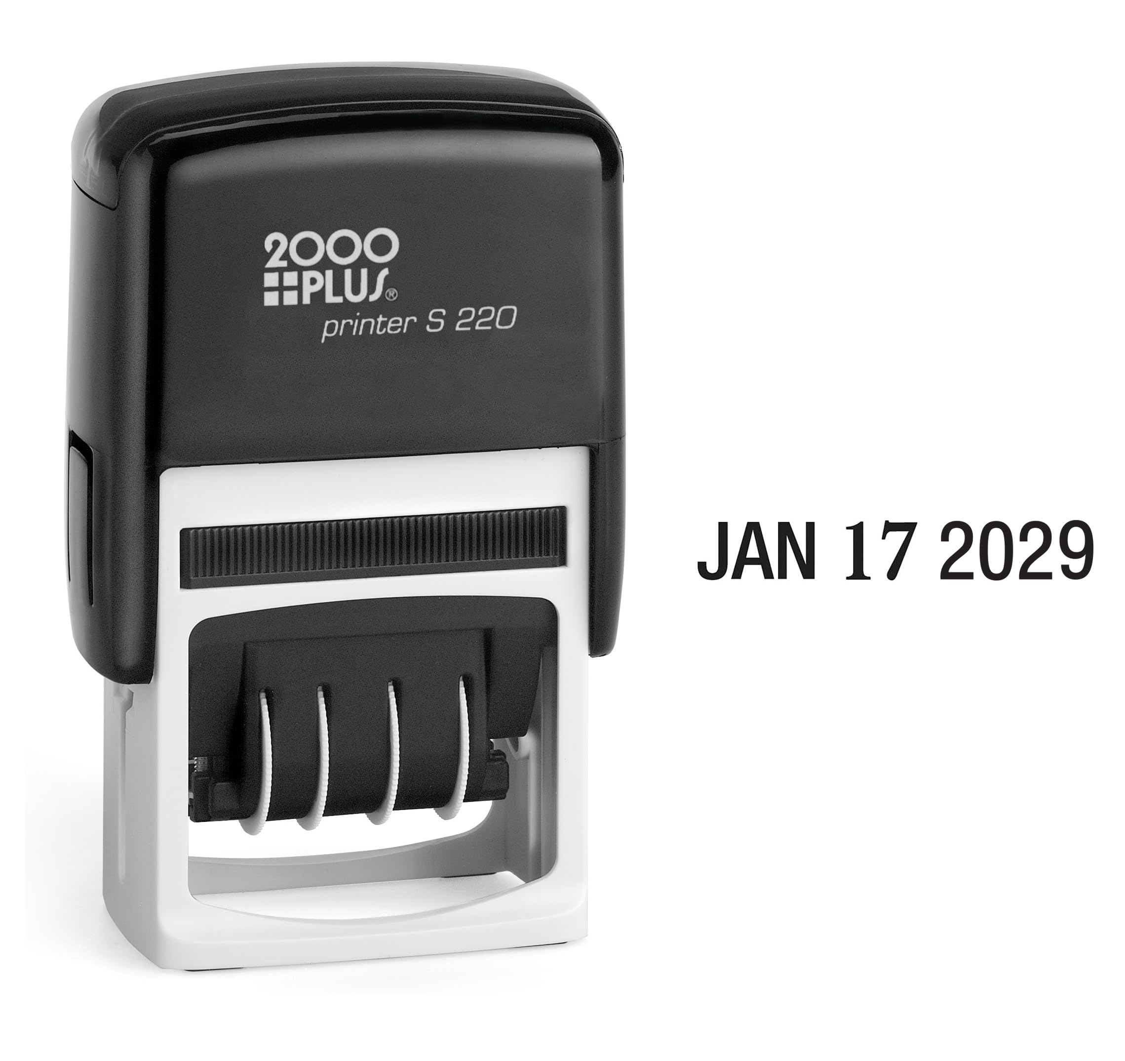 2000 PLUS 010129 Economy Dater, Self-Inking, Black