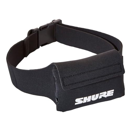 Shure WA570A Neoprene Bodypack Belt Pouch for Wireless Bodypack Transmitters - Ideal for Fitness Instructors