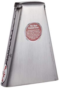 latin percussion es-15 salsa barrio bell,silver