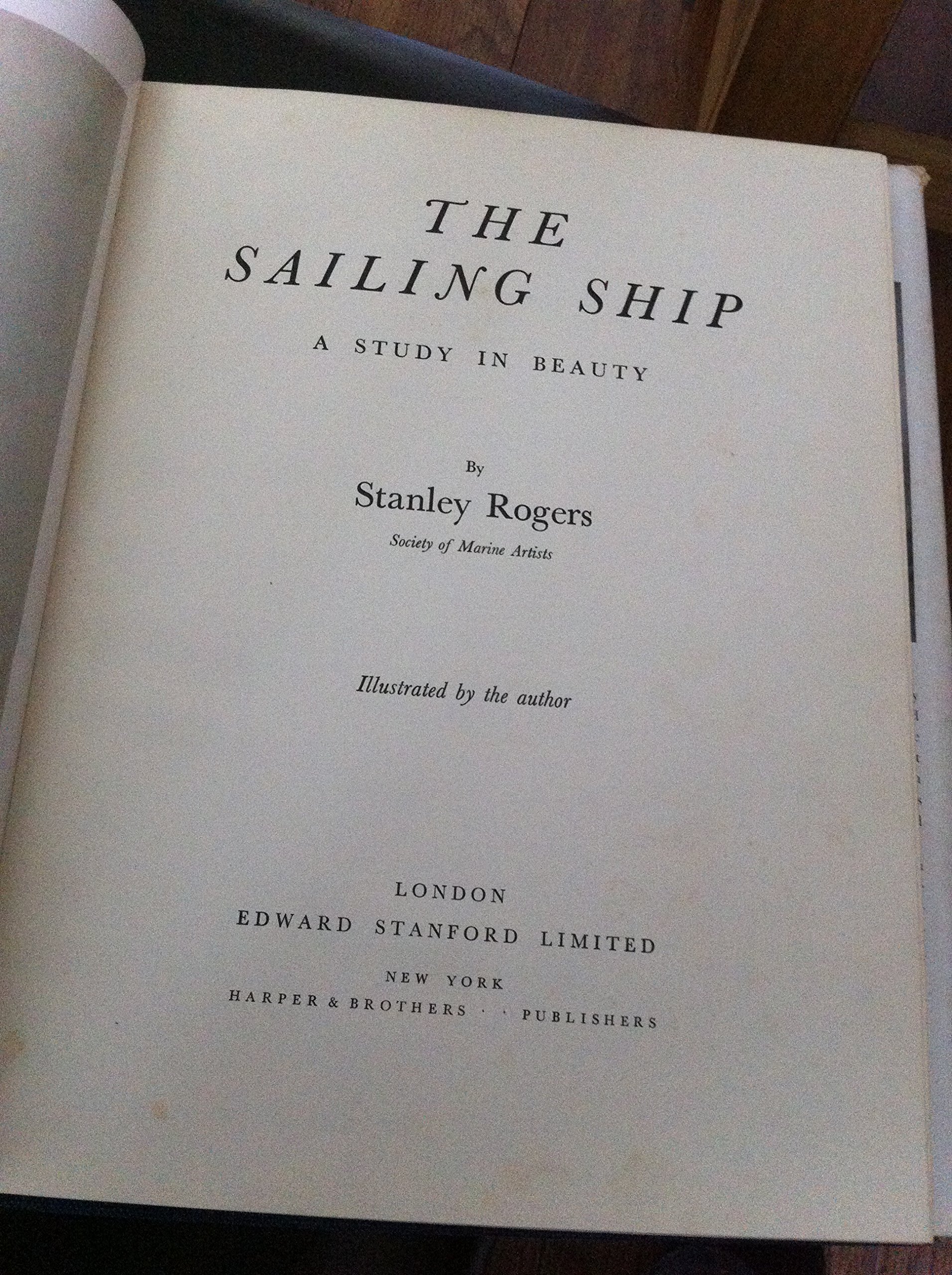 The Sailing Ship: A Study in Beauty