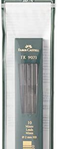 Faber-Castell TK 9400 Clutch Drawing Pencil Leads HB Pack of 10