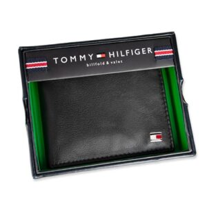 Tommy Hilfiger Men's Leather Wallet- Bifold With RFID Technology