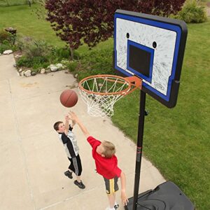 Lifetime Height Adjustable Portable Basketball System, 44 Inch Backboard