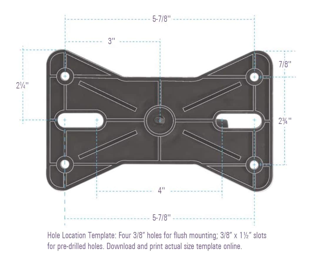 OnStage EB9760 Exterior Speaker Mounting Bracket,Black