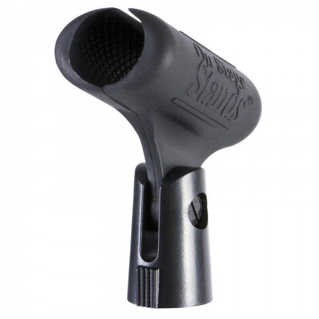 On-Stage MY100 Unbreakable Rubber Universal Dynamic Microphone Clip,Black