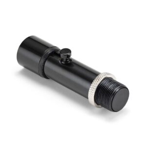 on-stage qk-2b quik-release mic adapter (for quick, easy microphone interchange, screwless mount with push-button release and click-together connection, 5/8"-27 threading, shock absorbent, black.